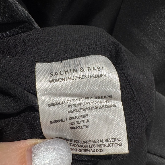 NWT Sachin & Babi black Ines gown - Picture 9 of 9